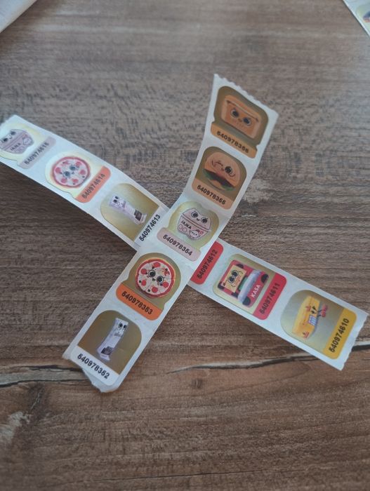 Naklejki na produkciaki 10 szt