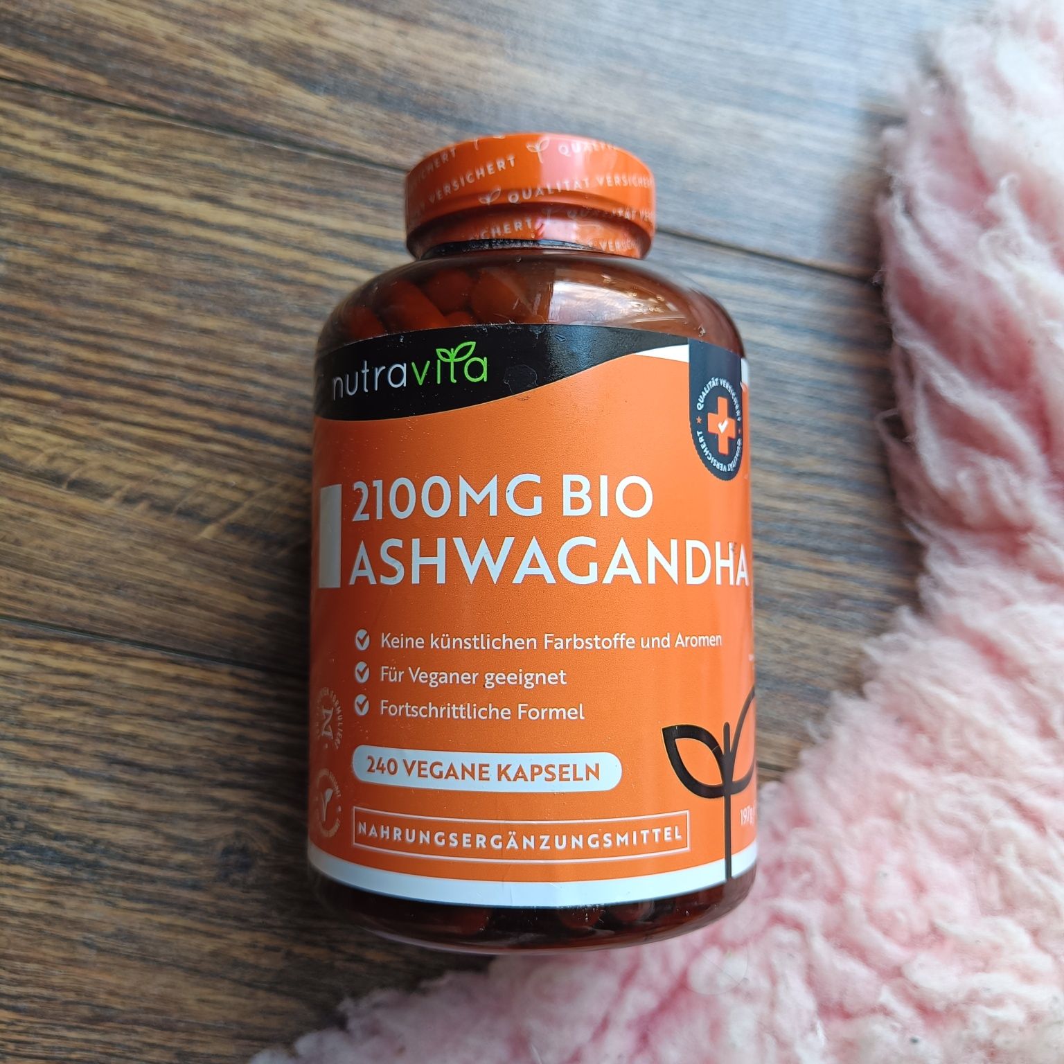 Ashwagandha 240 kapsułek Spokój Relaks