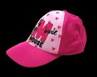 Różowa czapka z daszkiem Myszka Minnie - 52 cm