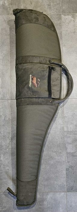 Pokrowiec na sztucer, zielony myśliwski z kieszenią