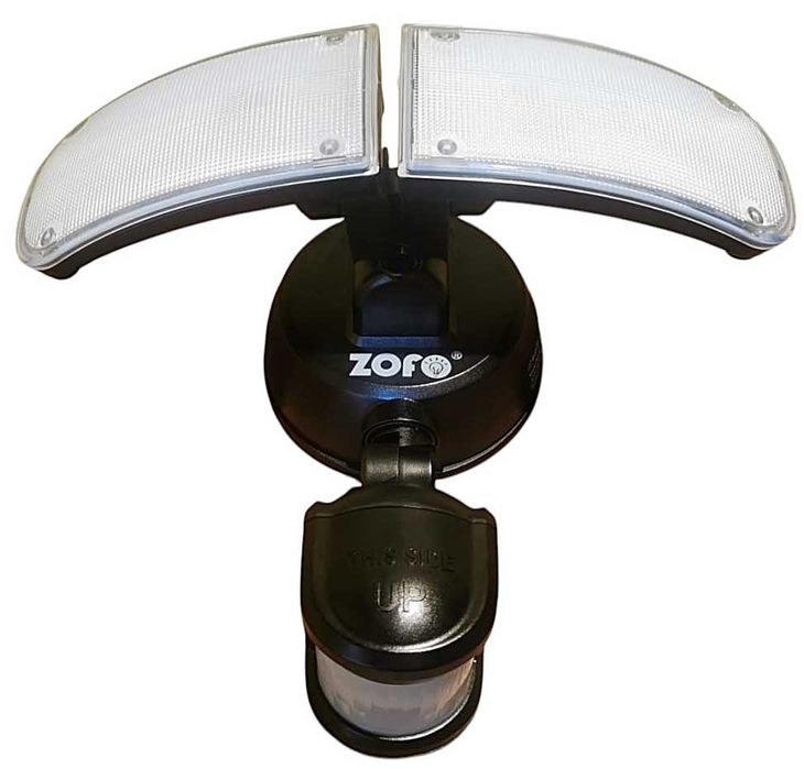 Lampa led hermetyczna z czujnikiem ruchu 3500 lm 5000k ip55 rozkładana