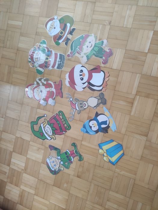 Dekoracje okienne zimowe do przedszkola, szkoły