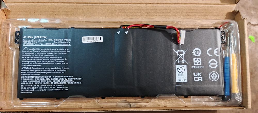 Акомулятори для ноутбуків