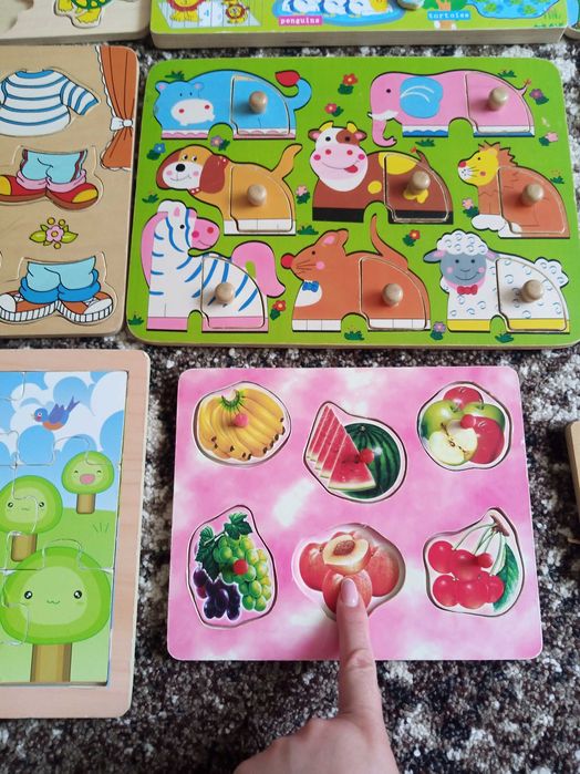 Розвиваючі дощечки вкладиші пазли планшет пакетом або окремо