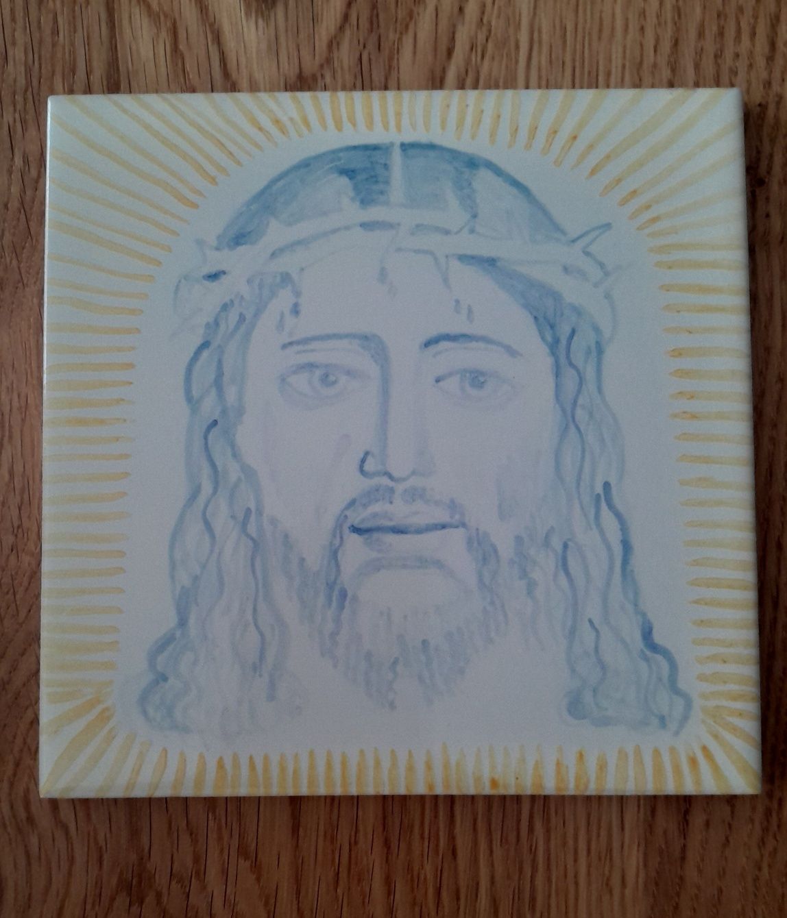 Azulejo com a Santa Face