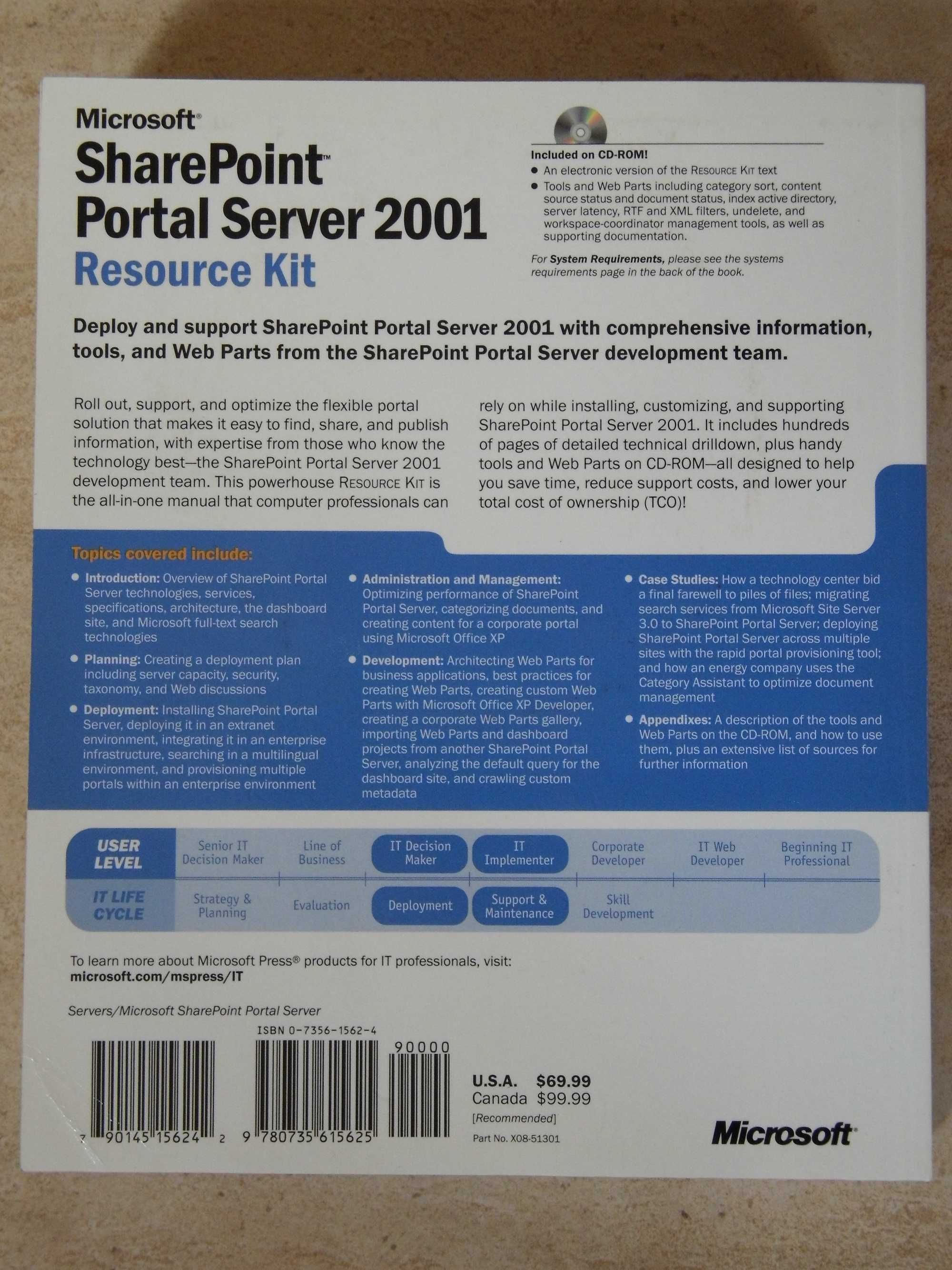 SharePoint Portal Server 2001, Microsoft Press