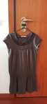Vestido em malha cinzento com lantejoulas da Springfield tamanho S 4€