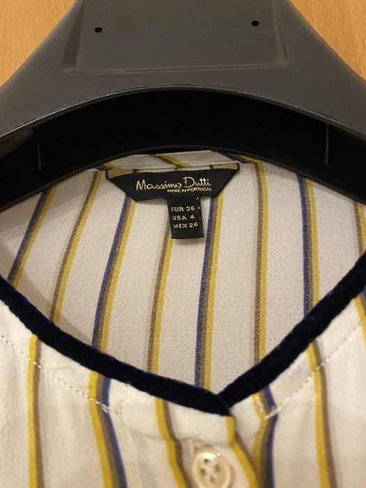 Camisa de riscas Massimo Dutti