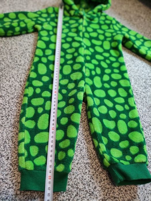 Polarowy pajac kostium strój przebranie smok dinozaur 74