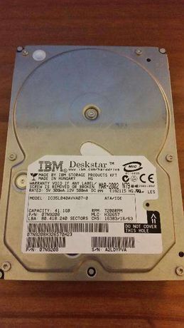 Disco (HDD) de desktop IDE 3.5" IBM Deskstar 40GB - IMPECÁVEL.