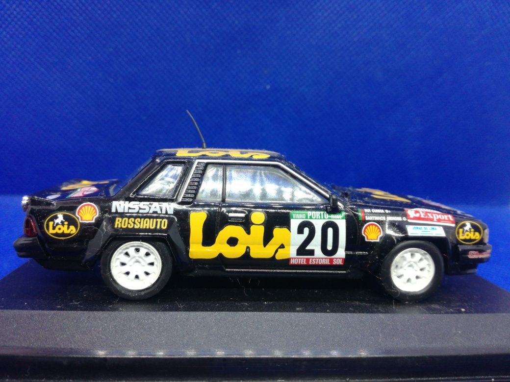 N. 142 Miniatura 1/43 Nissan 240 RS 1985 Santinho Mendes Rally de Port