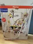Дитяча гойдалка шезлонг carello nanny