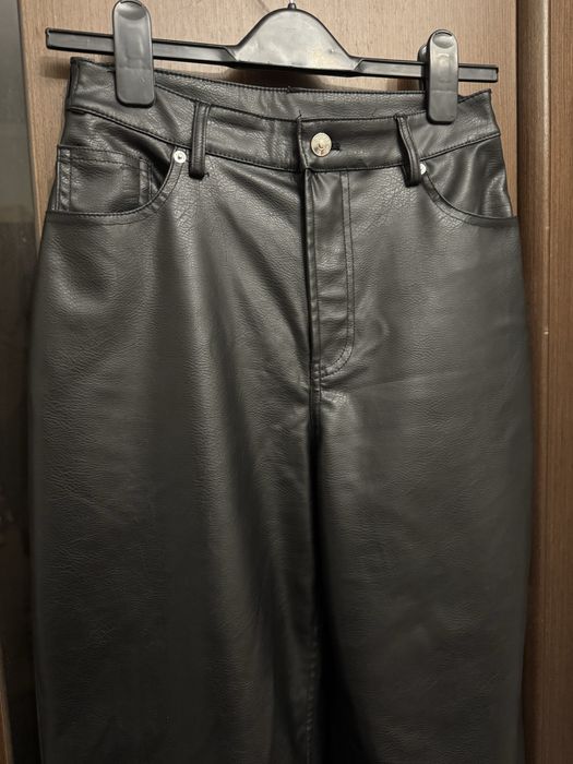 Шкіряні штани, шкірзам H&M