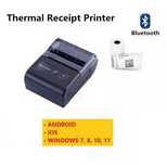 Impressora Térmica Recibos 58mm Portátil C/ Bluetooth QR Code