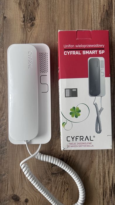 Domofon unifon wieloprzewodowy Cyfral Smart 5P biały