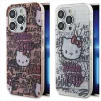 Oryginalne Etui HELLO KITTY IML Kitty On Bricks Graffiti Iphone 14 Pro