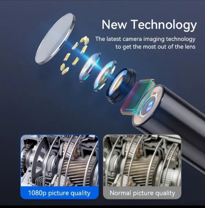 Kamera inspekcyjna 5m monitor