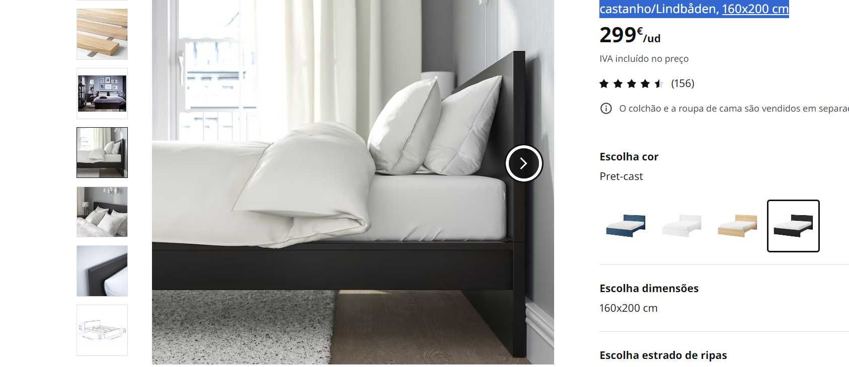Cama de casal - IKEA