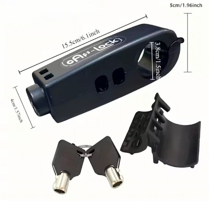 Trava de bloqueio de alavanca de freio anti-roubo.