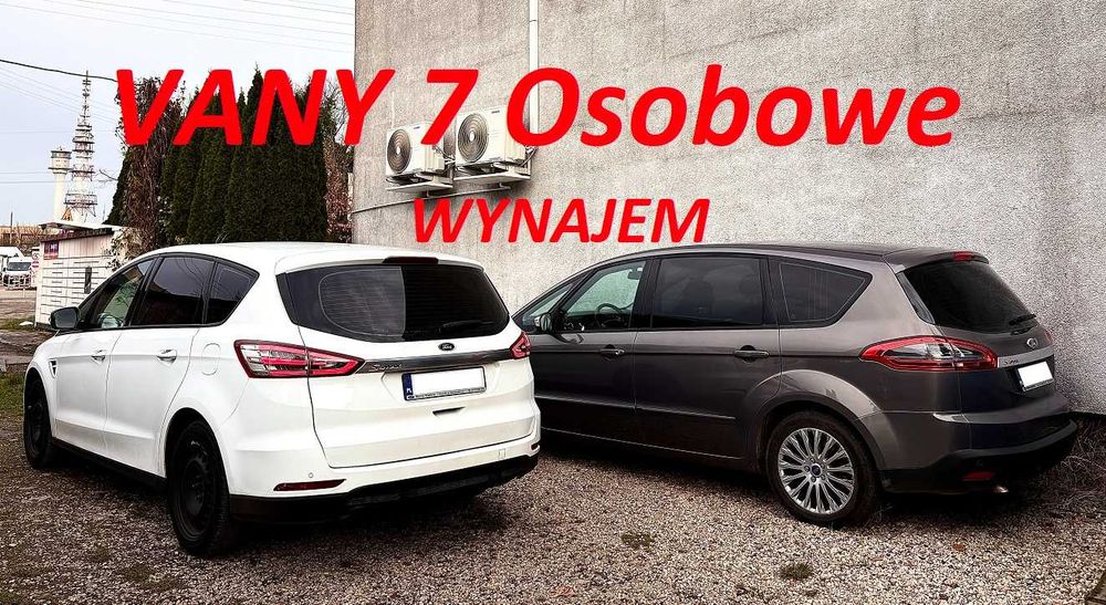 Samochód 7 osobowy na wynajem Hak Box Polska Zagranica
