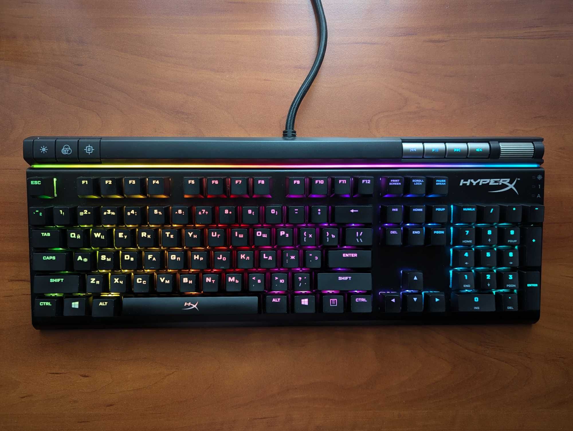 Клавіатура HyperX Alloy Elite RGB Cherry MX Red USB (HX-KB2RD2-RU)