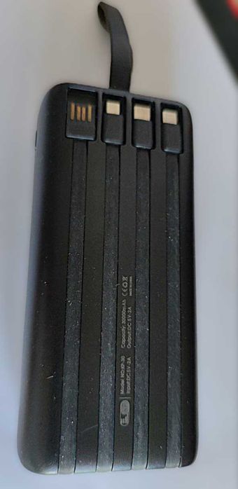 Повербанк Power Bank King Power KP30 30000 mAh LCD LED (ліхтарик LED)