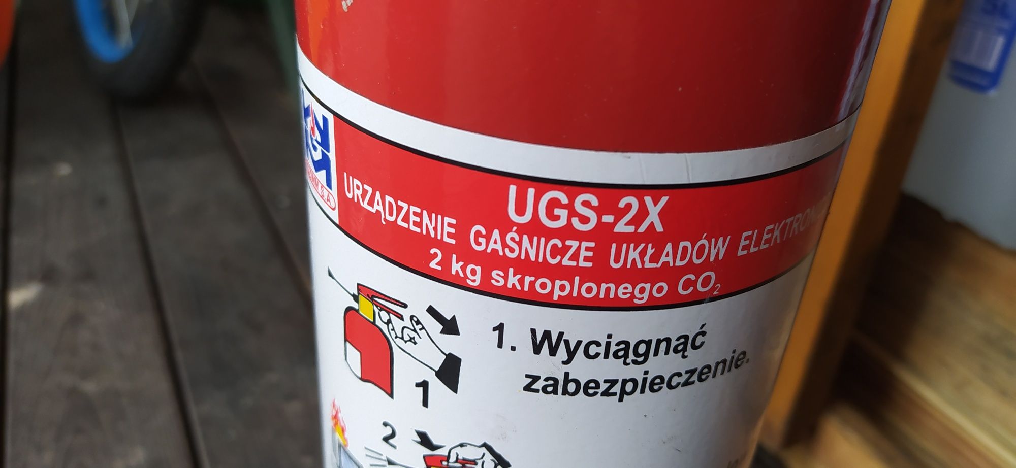 Gaśnica śniegowa ugs2x do urządzeń elektrycznych o napięciu 123000