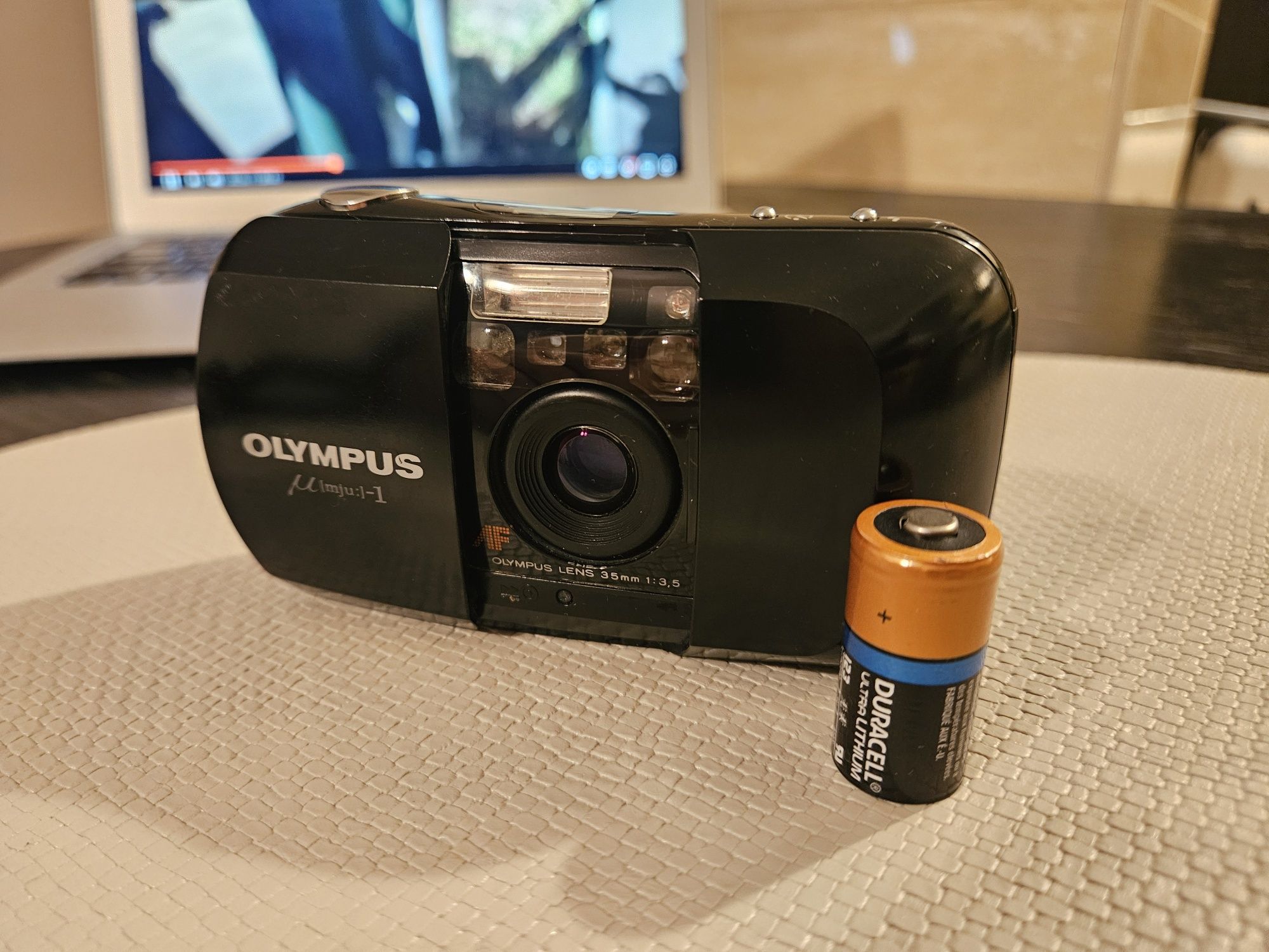 Aparat Olympus mju 1 analogowy