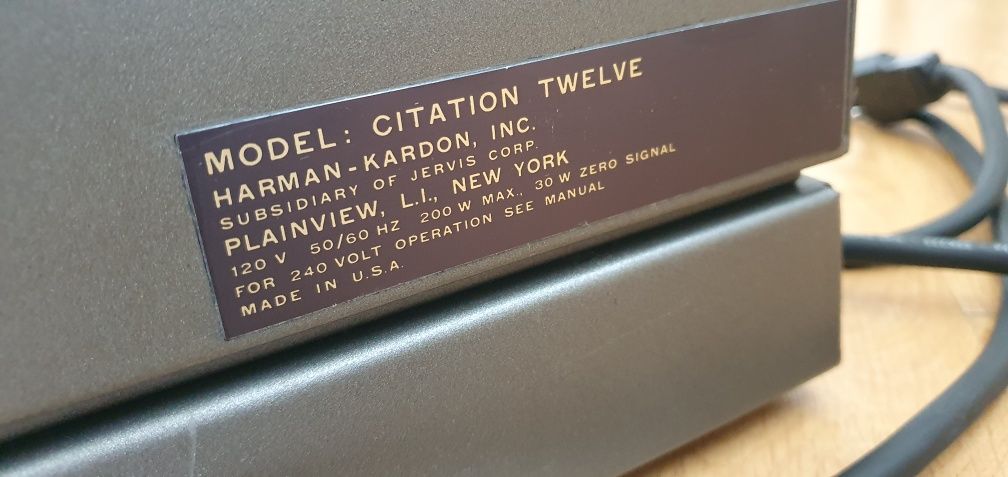 harman kardon citation twelve I eleven