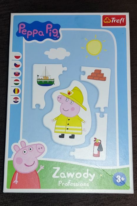 Puzzle Peppa, zawody, stan bardzo dobry!