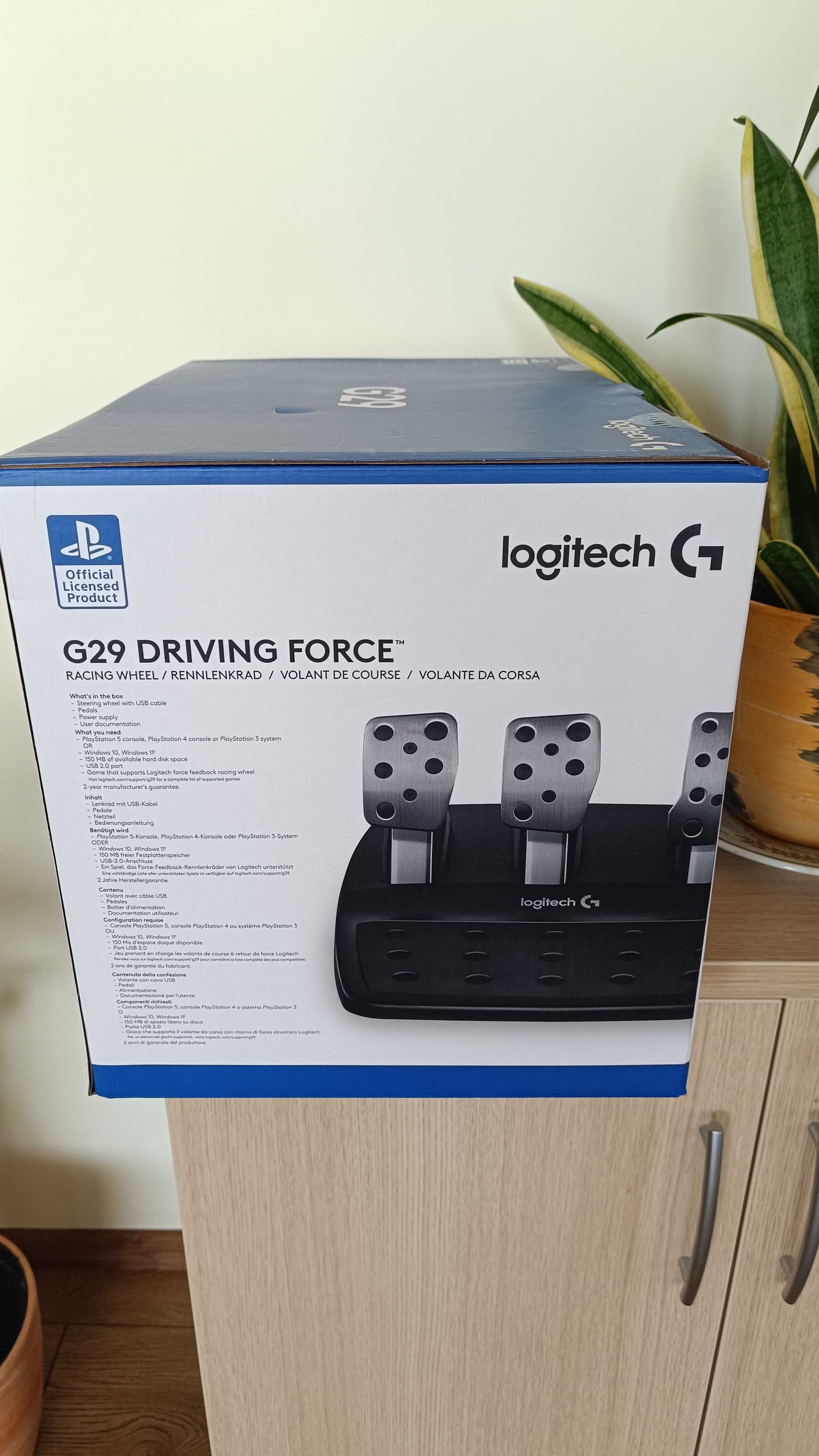 Nowa Kierownica Logitech G29 Driving Force Racing Wheel PS5,PS4,PC/Mac