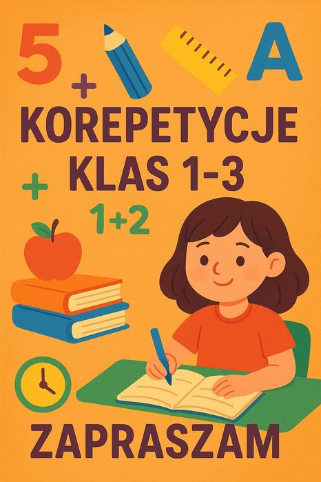 Korepetycje dla dzieci klas 1–3 i przedszkoli – Kłobuck i okolice (z d