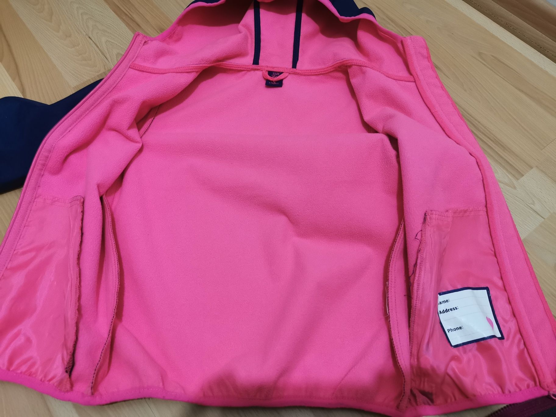 Bluza kurtka softshell 122 - 128 cm