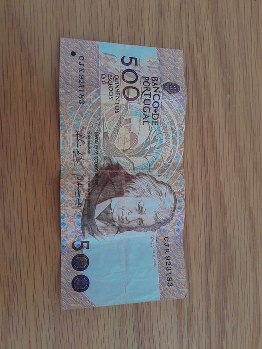 Notas de 500 escudos