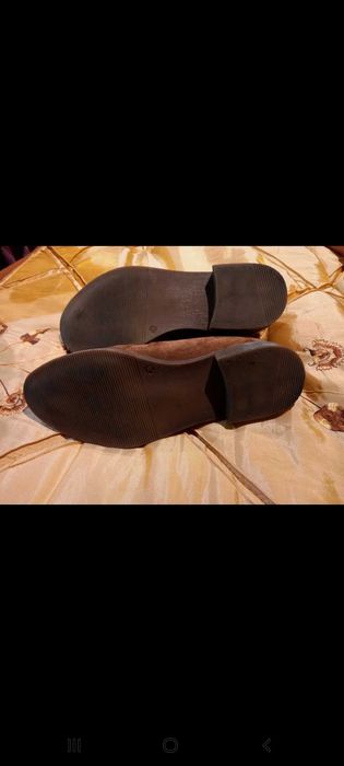 Sapatos rasos, camel, de camurça, meia estação. Nº 36 - Seaside