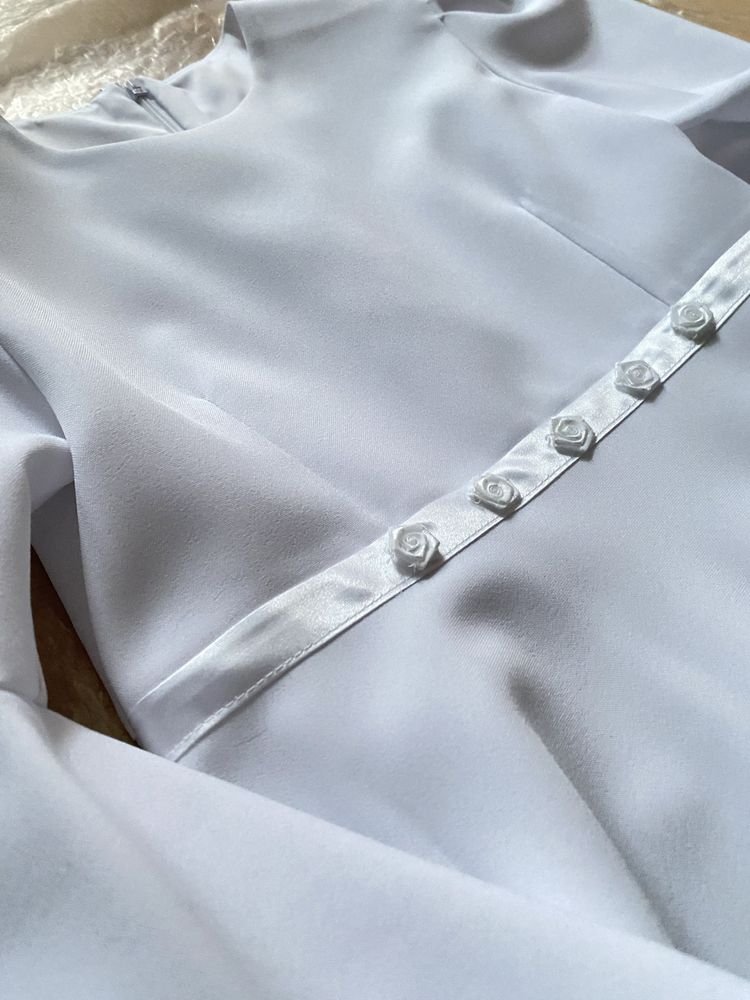 Sukienka komunijna biała unikatowa