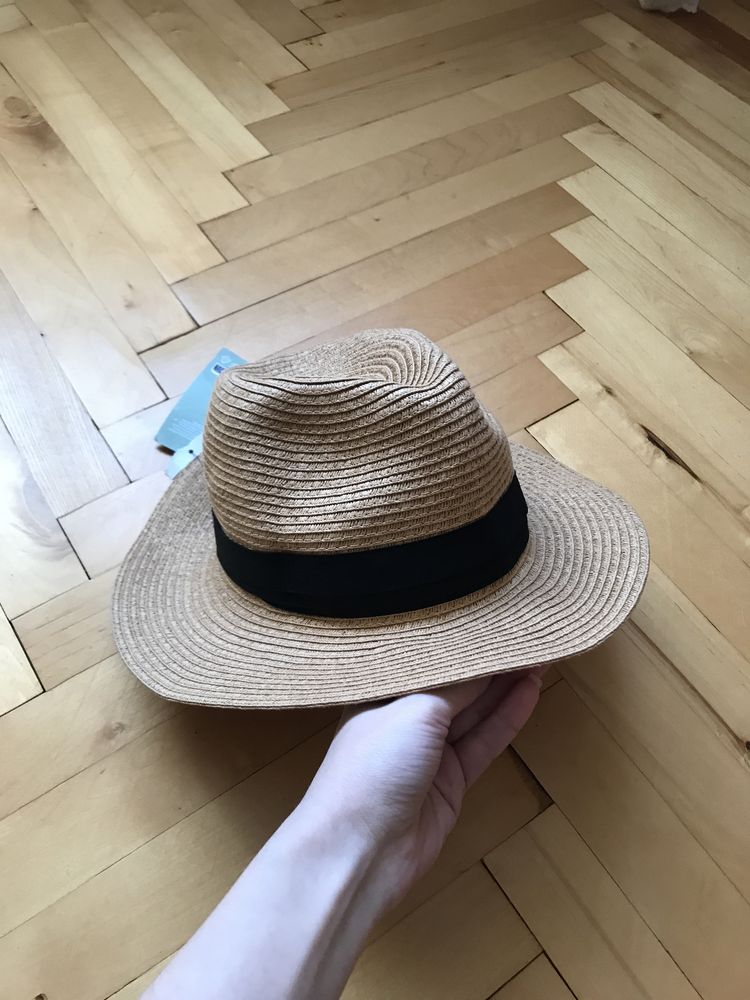 Капелюх H&M,шляпа Федора капелюх під солом’яний Федора капелюх шляпка