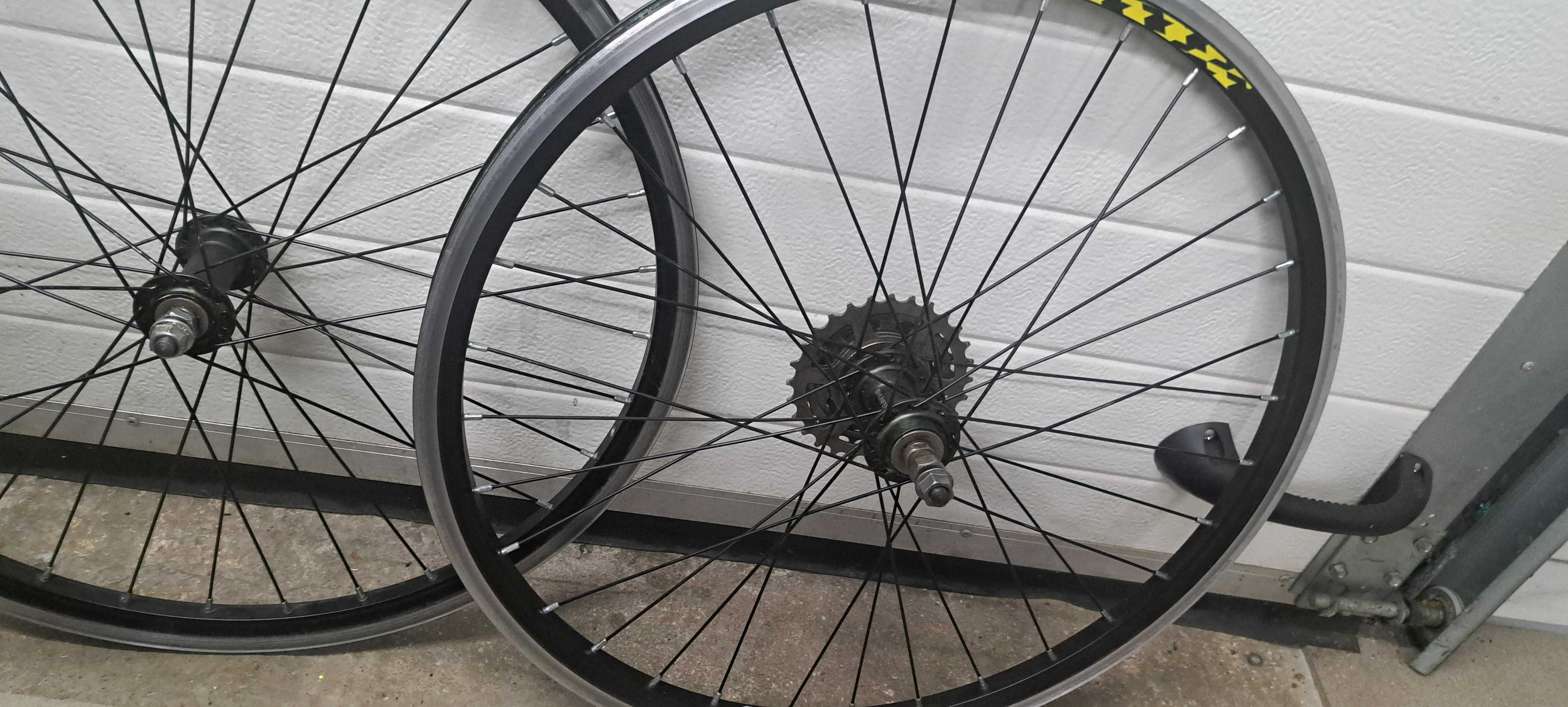 kpl Koła KROSS  24" cale czarne  v-brake MTB Kross tył + przód