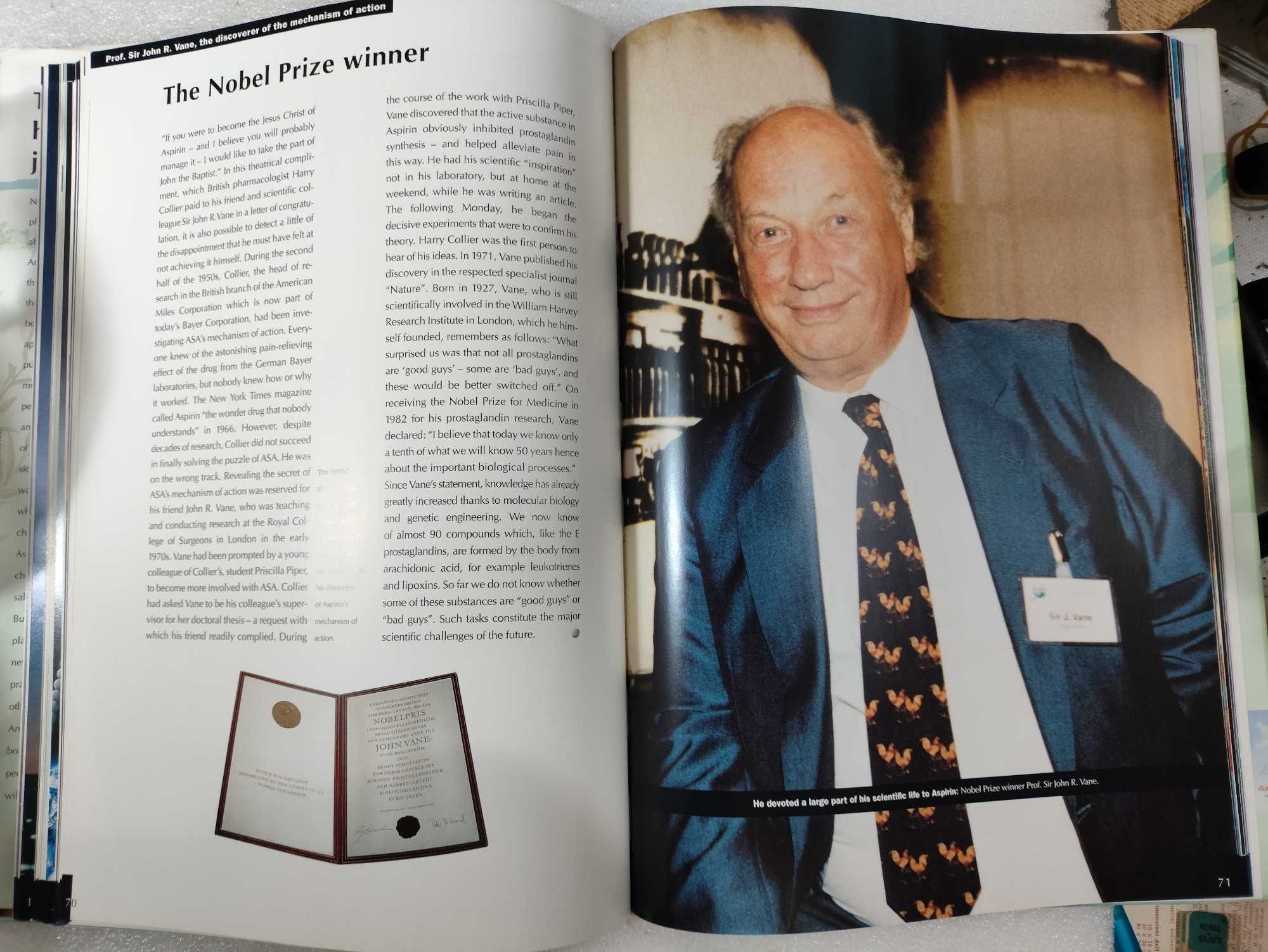 Livro 100 years Aspirin - The future has just begun
