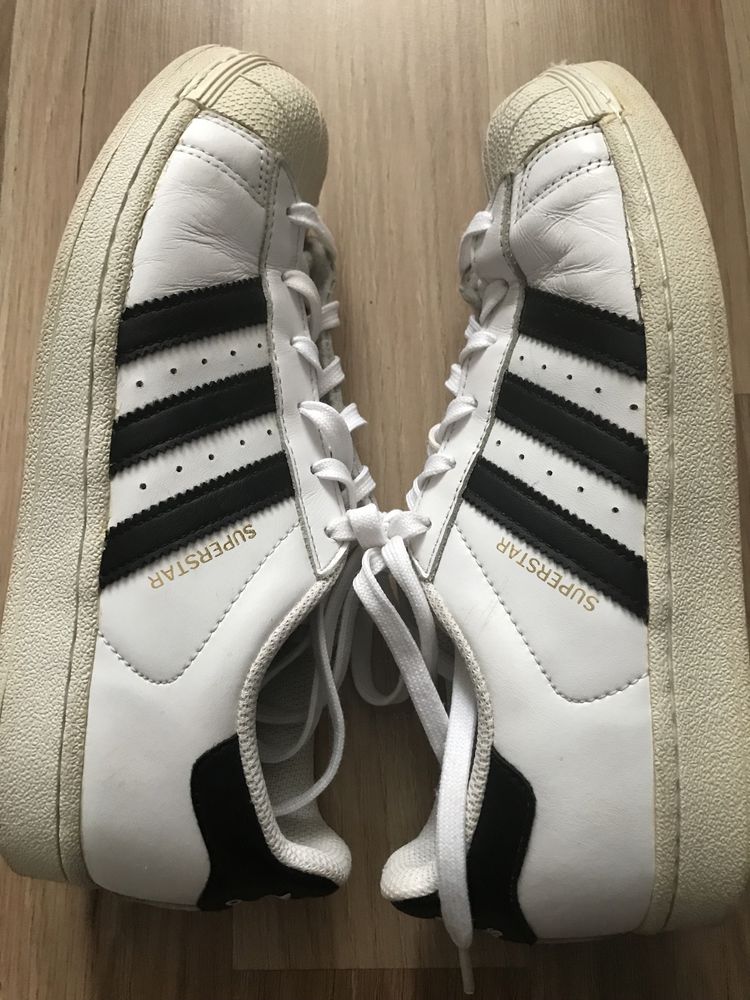 buty adidas superstar białe