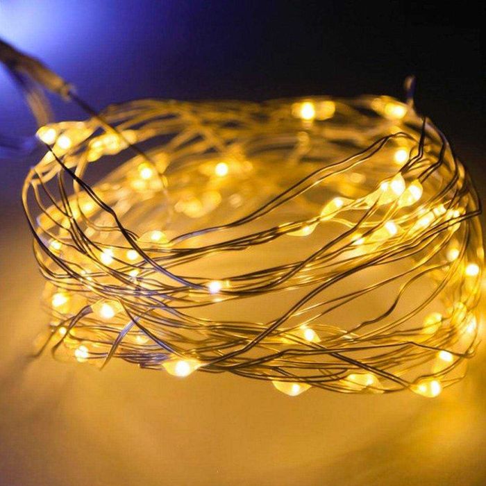 Гірлянда роса 20м на батарейках