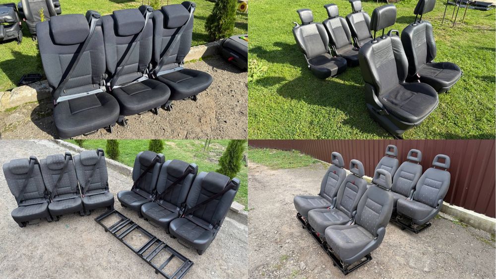 Сиденье Fiat Scudo, Peugeot Expert передние задние сидушка комплект