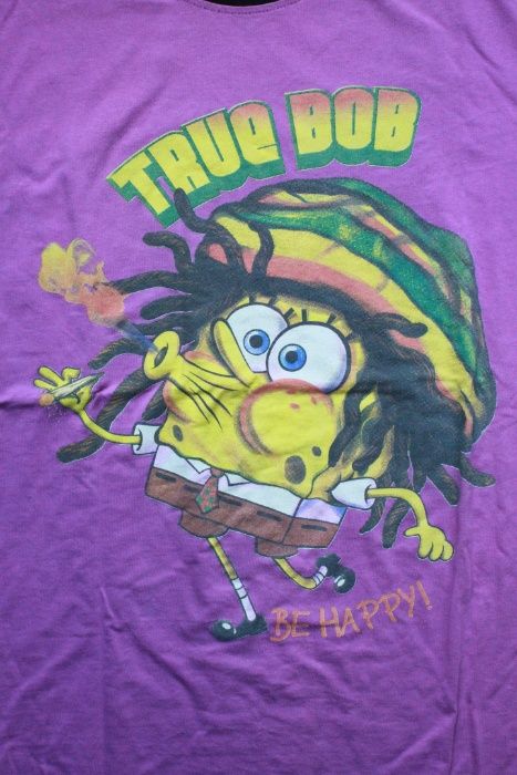 Футболка «VALIMARK-BIZ» TRUE BOB, BE HAPPY SpongeBob SquarePants (XXL)