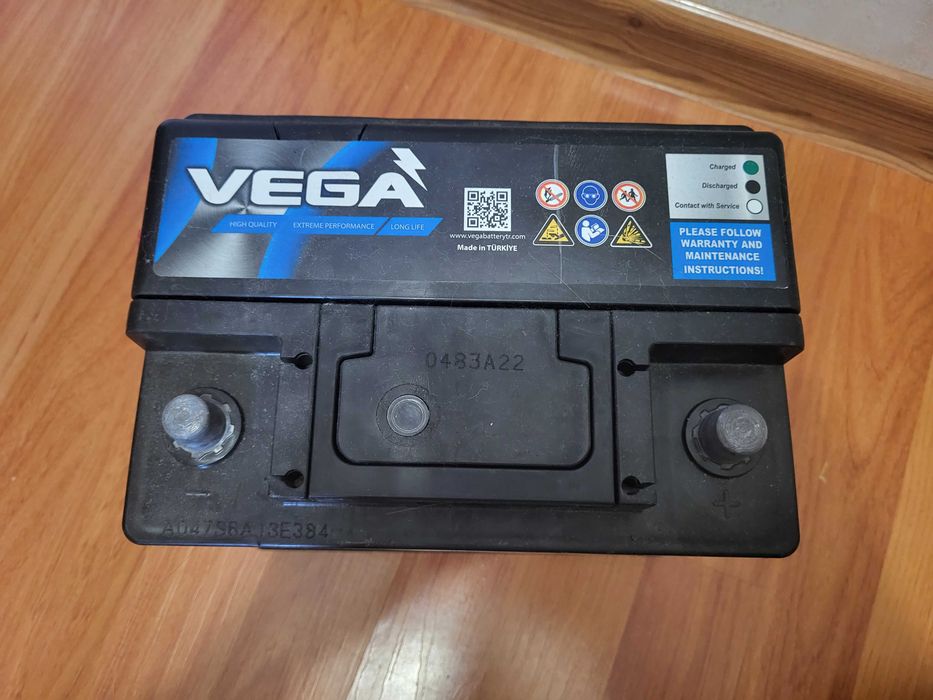 Акумулятор автомобільний vega 62ah