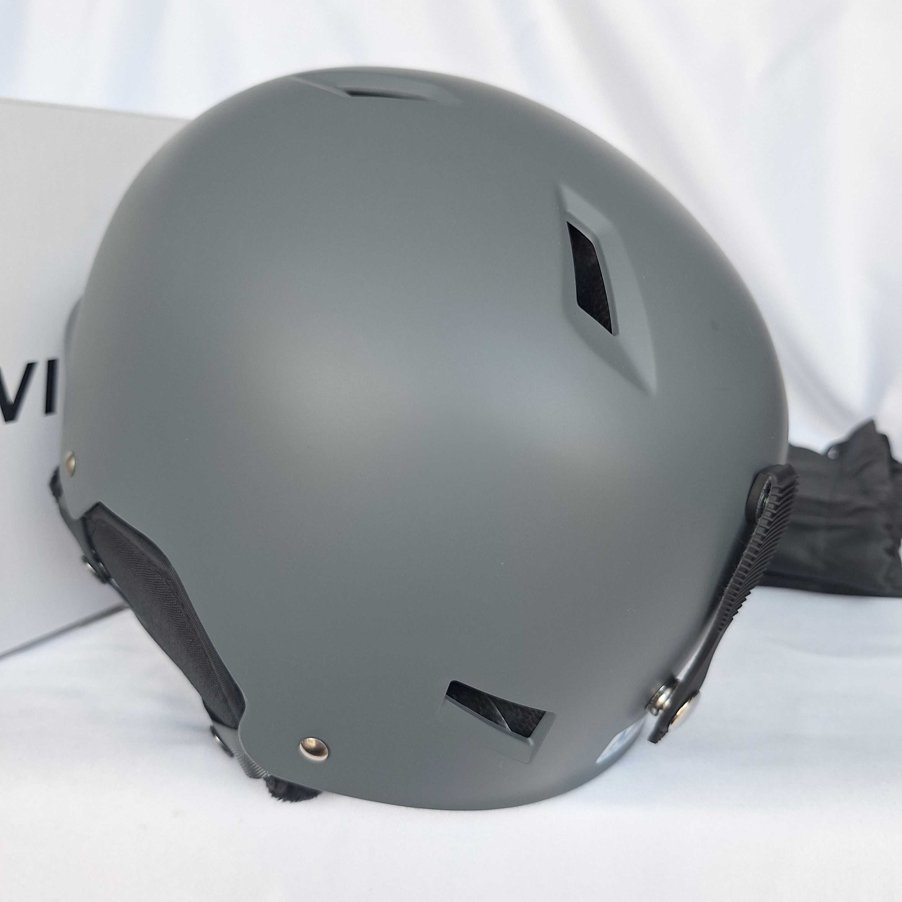 Kask narciarski Victgoal Safe HT-007 Grey Matt M 55-58cm