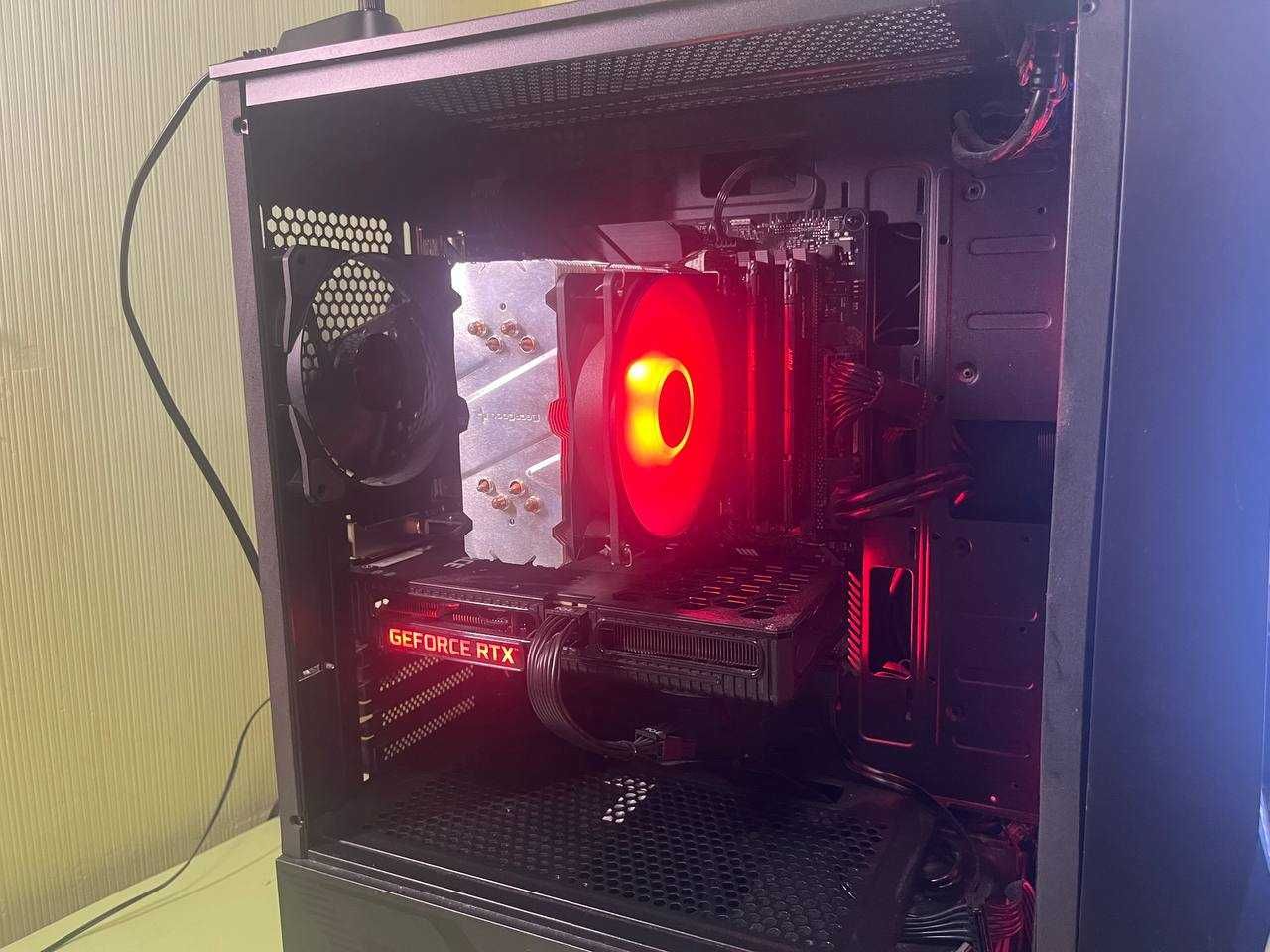 ПК r5 5600x + RTX3060 (12g) озу 32gb 3600 + монiтор 2к