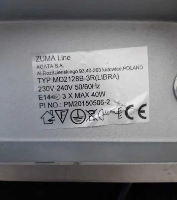 Lampa wisząca ZUMA LINE Libra