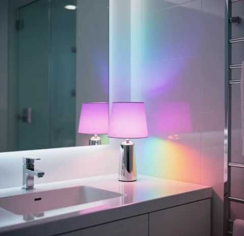 Żarówka LED RGB 10W E27 + Pilot | 16 kolorów, ściemnialna, zestaw