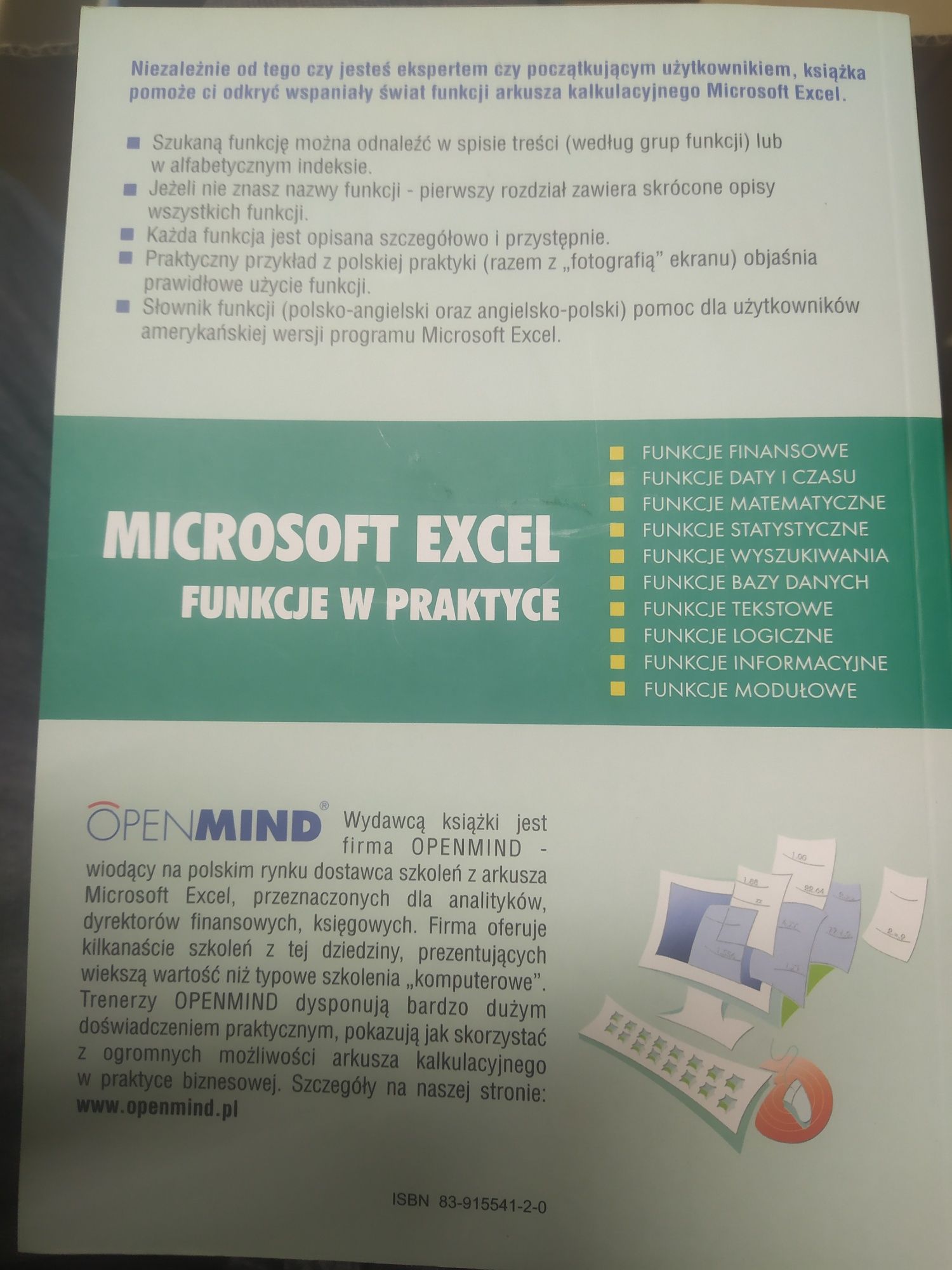 Microsoft Excel funkcje w praktyce