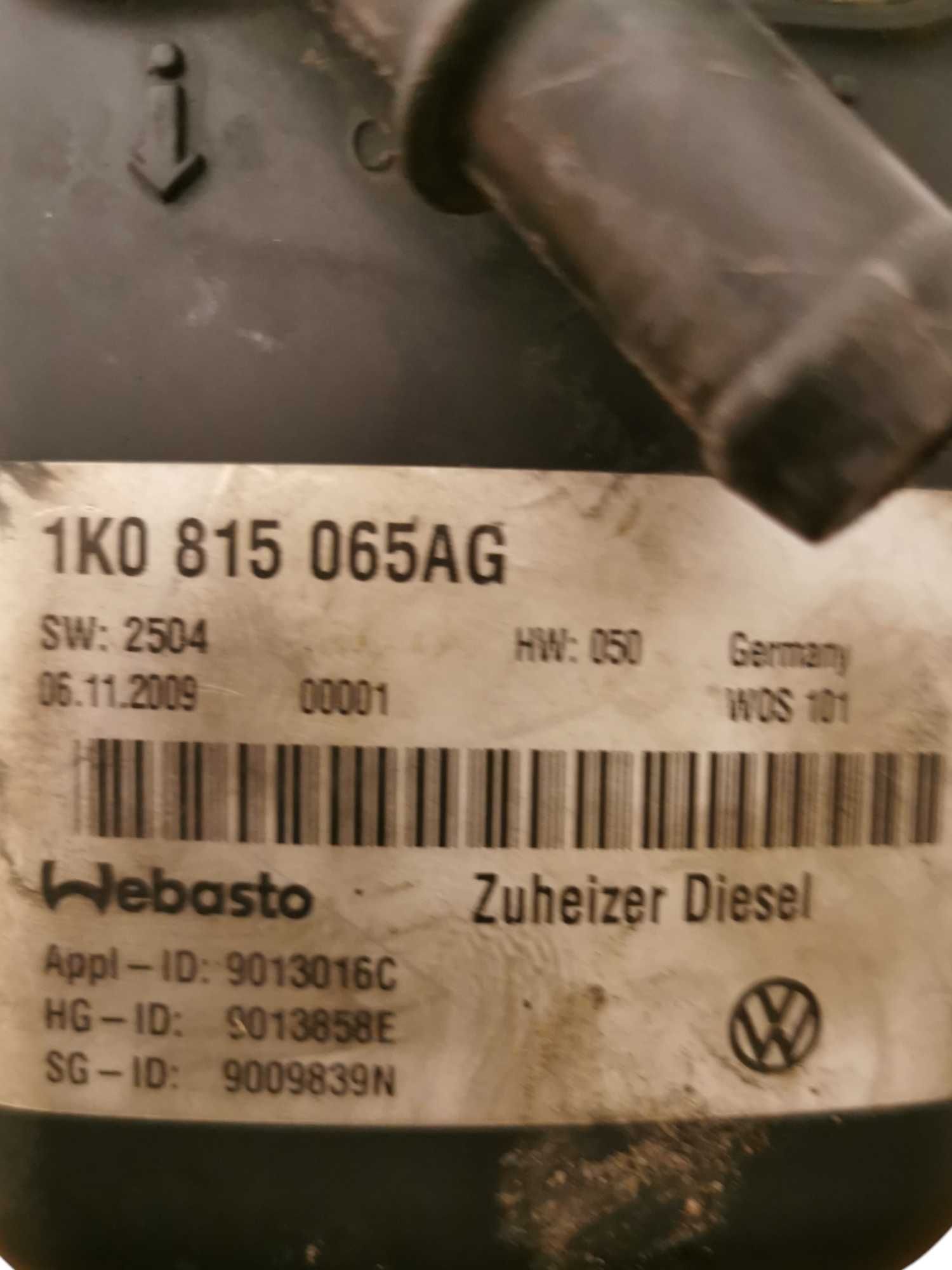 Webasto Dogrzewacz Touran Caddy Passat Skoda Regenerowany !